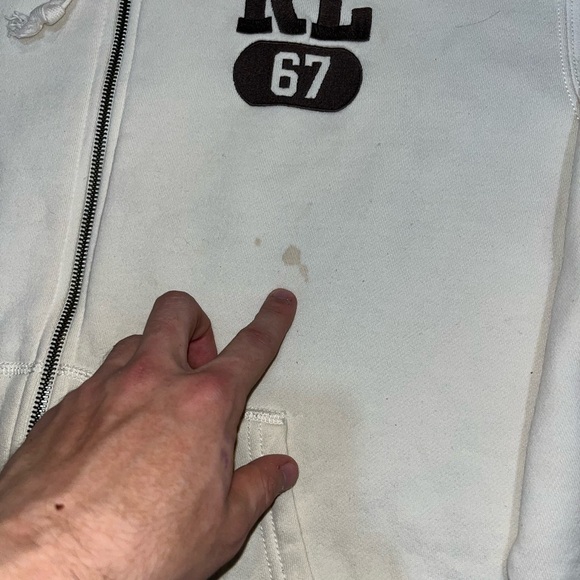 Vintage 2000’s Polo Ralph Lauren 67 Zip Up Hoodie (Flawed) - Picture 5 of 8